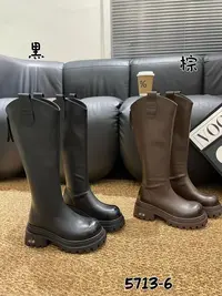 糖糖丨2025秋季新款爆款厚底骑士靴百搭小个子高筒靴;CS-9-23-21