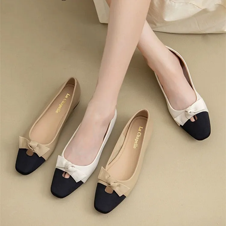 【 品牌单！收到你会惊喜的！浅口单鞋平底小皮鞋  数量不多！】