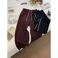 【女王洛克】韩版简约百搭梧桐裤秋季新款休闲百搭减龄裤子LK82442