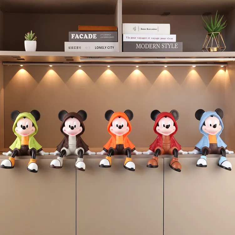 卡通单个套装坐姿米奇摆件客厅玄关酒柜样板间儿童房可爱米老鼠