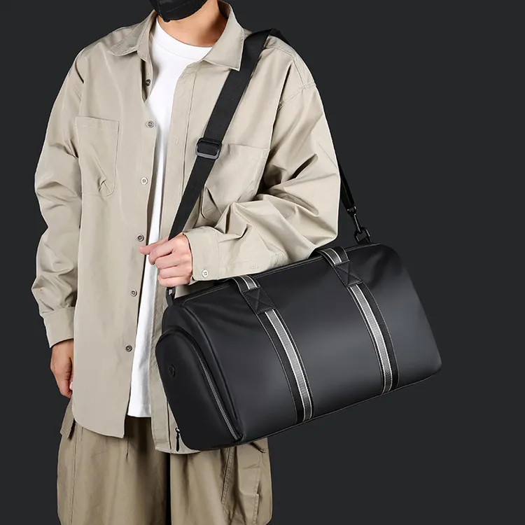 轻便收纳短途大容量旅行包女手提包出门简约旅游包男外出差行李袋