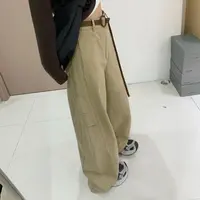 椿·予静【环扣长腰带】休闲工装裤