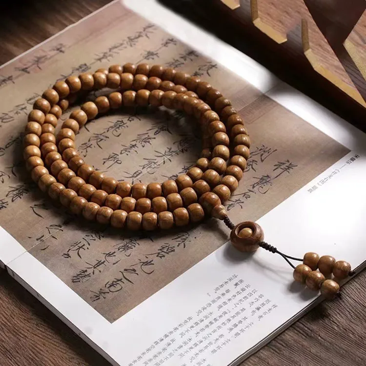 六道木手串男108颗老料满纹民族风念珠男女佛珠文玩手链女