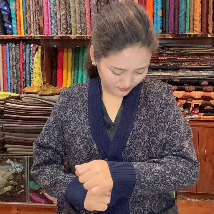 冬季新款女士开衫毛衣