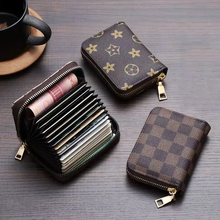 2025新款防盗刷卡包防消磁欧美男女卡包精致风琴驾驶证件包信用卡