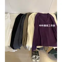 REKAYYAT“韵味”绵羊毛休闲时尚百搭舒适U领纯色长袖针织衫