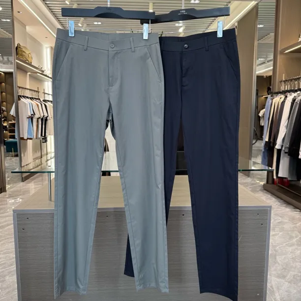 【宽松直筒休闲裤】230斤都可以穿225404男士商务休闲裤