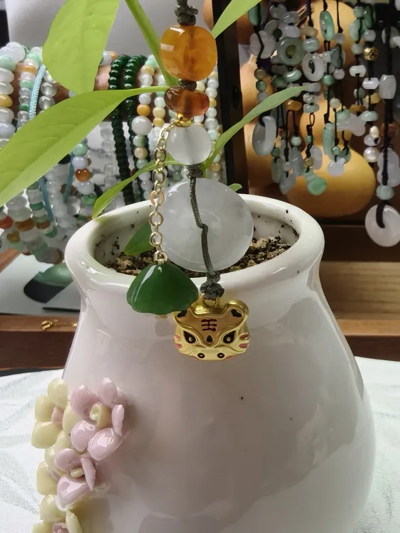 天然A货缅甸翡翠平安扣用途饰品多样性发货包包挂钥匙扣手机挂