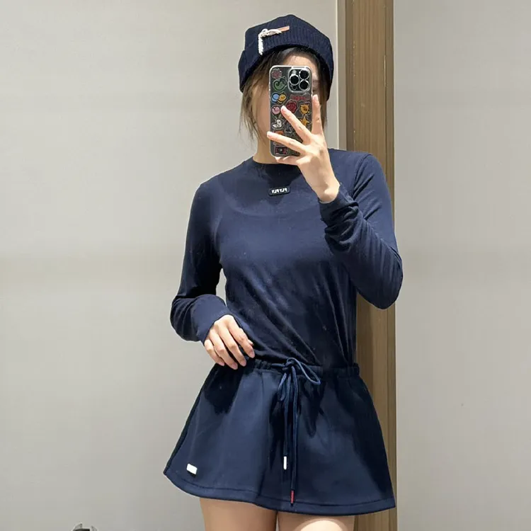 【现货】FIZZFLY | 25冬季设计师品牌新款正肩纯色长袖打底衫