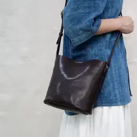 制道手工皮具经典斜跨单肩包休闲百搭24028