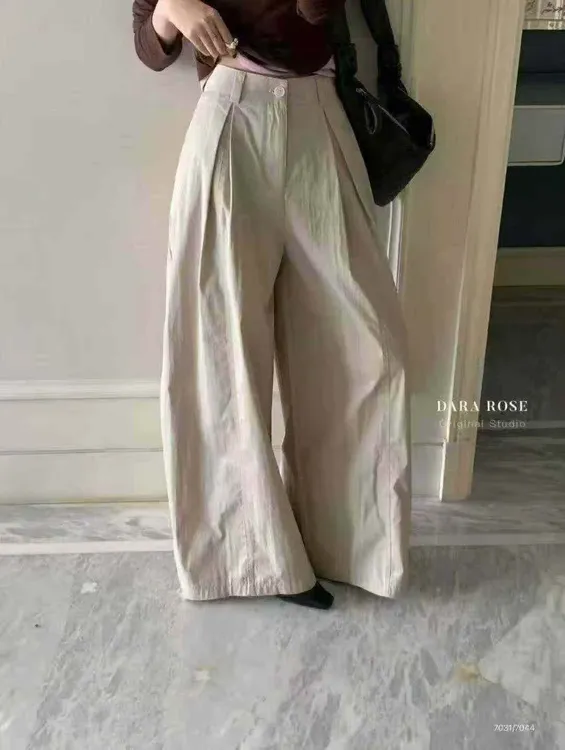 MY慵懒风百搭显瘦韩系直筒裤