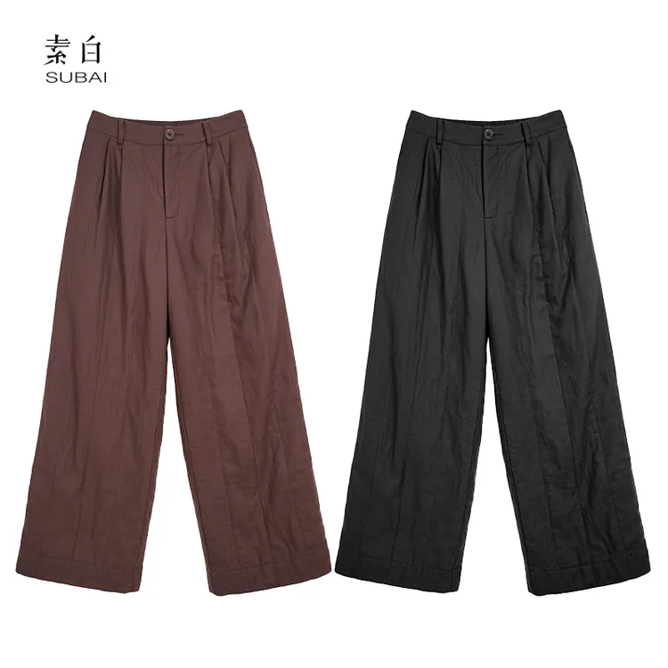 素白新品上新【大经典】K02160超厚东北抗寒保暖阔腿加厚休闲棉裤