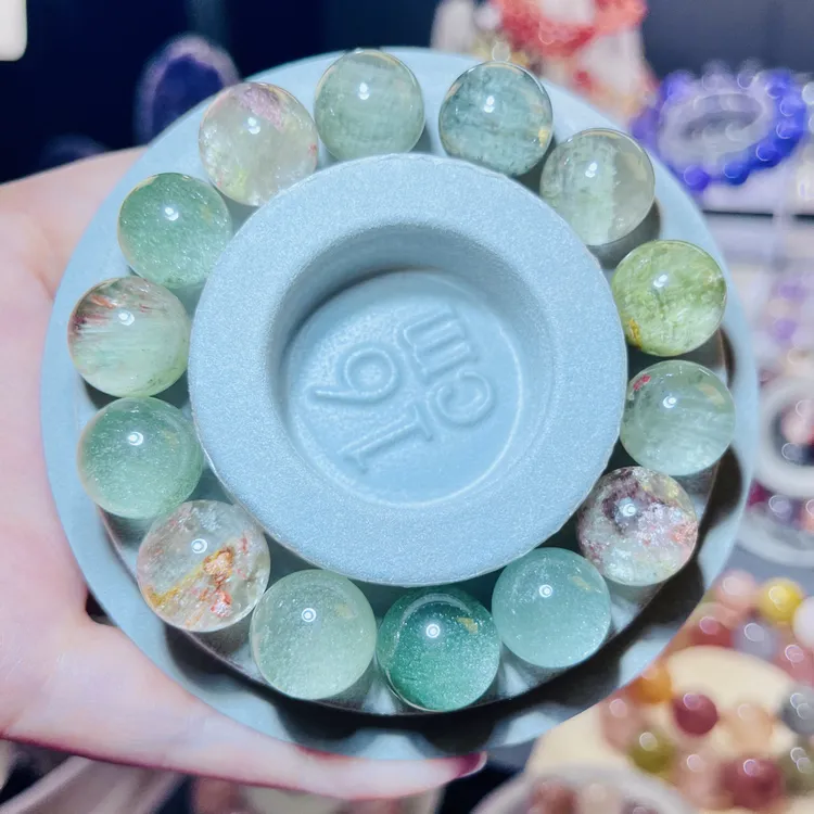 莫奈巴西海的女儿风格天然水晶绝美 单珠定制付款不退换 直播看货