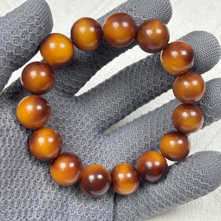 【万里木兰】原生态菩提单圈文玩菩提手串绕指柔文玩菩提子佛珠盘玩