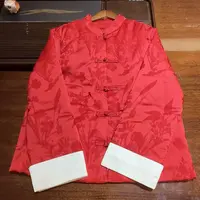 水如画【醉红颜】重工系列秋冬新中式国风气质宽松加厚保暖外套上衣