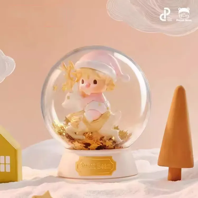 小甜豆属于你的节日系列盲盒手办圣诞蜂蜜小熊车载玩具女生礼物