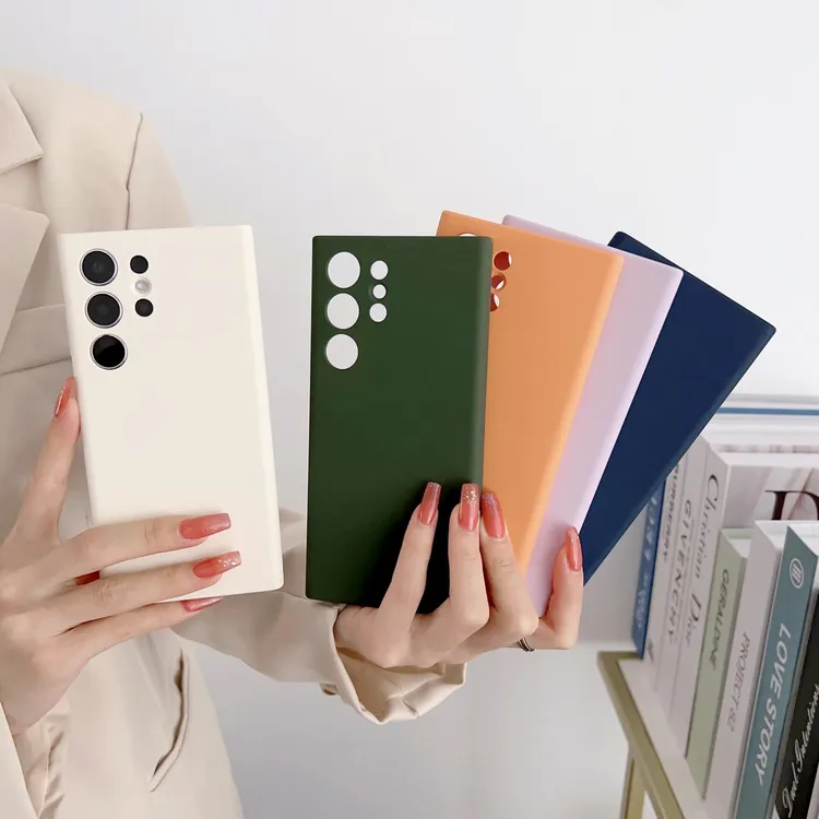 适用于S24Ultra手机壳液态硅胶保护套S24＋硅胶原厂手机壳S24U