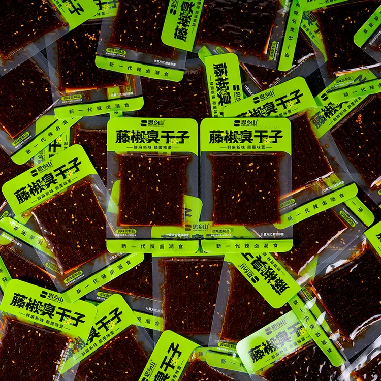 【藤椒臭干子】思乡山臭干子辣条童年记忆零食藤椒味臭干子湖南特