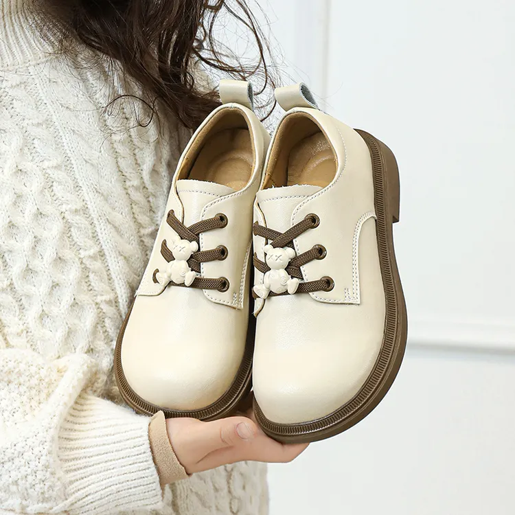 玛丽珍小皮鞋女新款jk学院风韩版日系洛丽塔鞋粗跟真皮单鞋女小熊