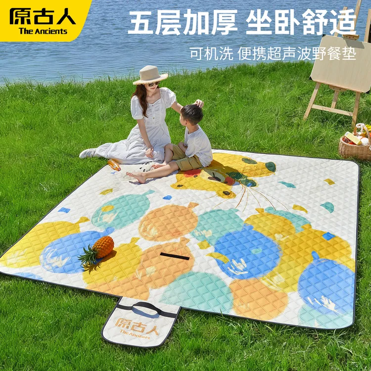 防水野餐垫便携式露营野炊春游沙滩草坪露营户外装备
