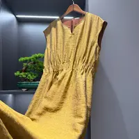 【沉香】中式连衣裙复古传统收腰改良夏季金龟女装连衣裙5602
