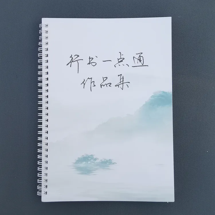 行书一点通作品集硬笔书法练字本硬笔行书练习册
