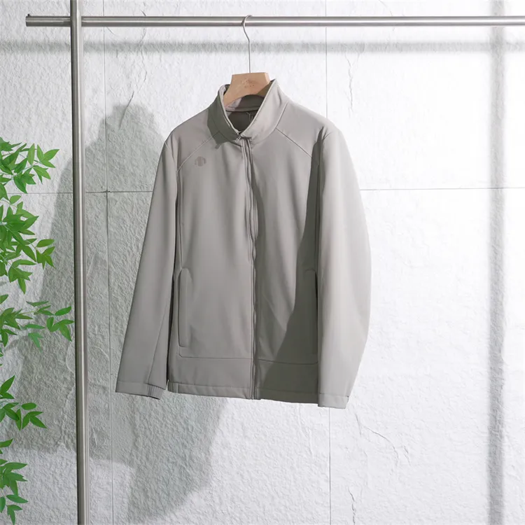 春秋季剪标款男士立领百搭夹克加绒防风保暖休闲外套Z1667-123A