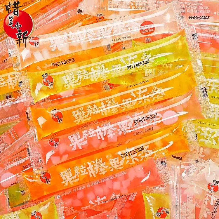 蜡笔小新 45g/根果粒棒果冻条多果味Q弹椰果清爽童年解馋小零食