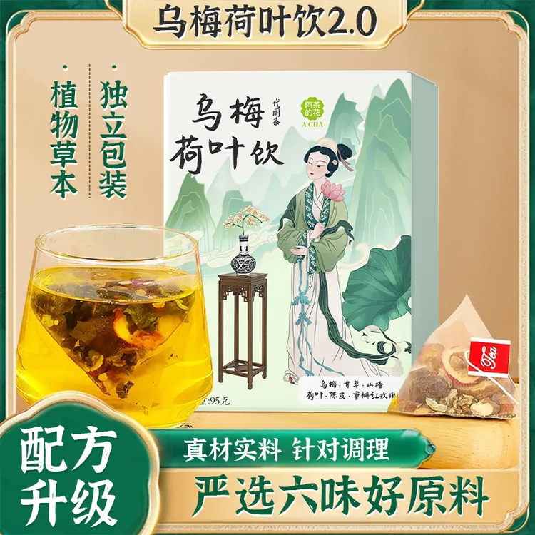 乌梅荷叶饮茶包浙江中医院同款乌梅汤2.0