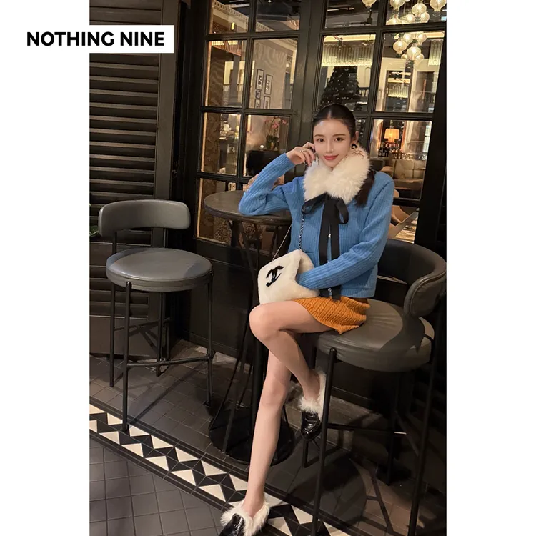 NOTHING NINE  布拉格清晨针织套装上衣/半裙