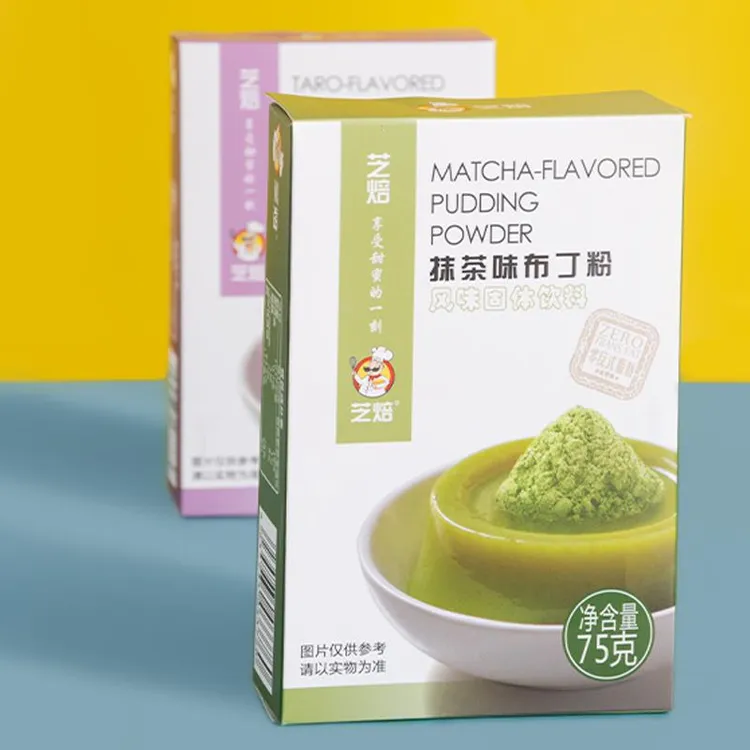 芝焙布丁粉果冻粉家庭装芒果草莓鸡蛋抹茶布丁甜品烘焙原料