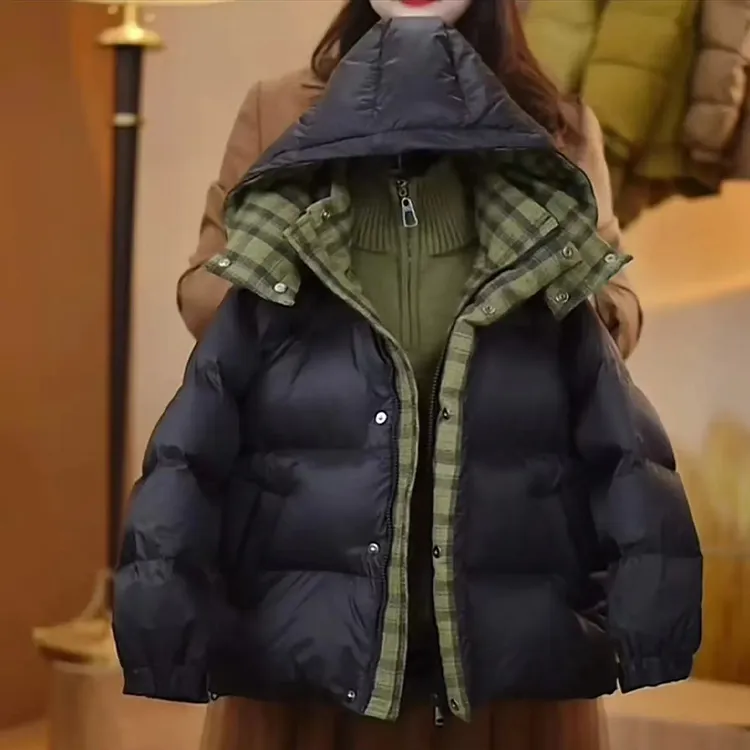 儿童装男童羽绒服冬季2025新款中大童加厚男孩拼接假两件冬装外套