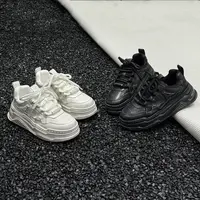 【全皮包裹】厚底增高真皮鞋做旧潮流休闲鞋透气百搭牛皮小白鞋