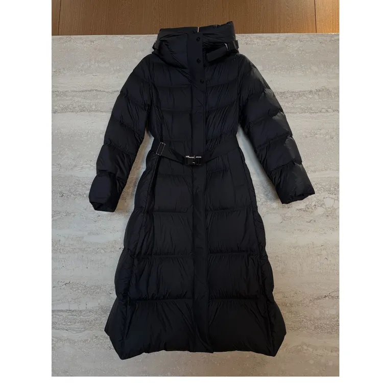 TANTAN 中长款保暖冬季收腰羽绒服4152