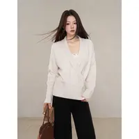 【小野莓】韩系针织小衫女冬季小众高级感宽松百搭上衣BB911171S