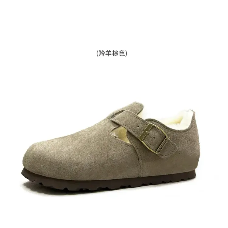 【羊皮毛一体】桑坡新款博肯女冬季真皮真毛保暖时尚女雪地靴