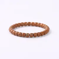 SK00010 司崆 米戈直切（克）桃核单圈手串