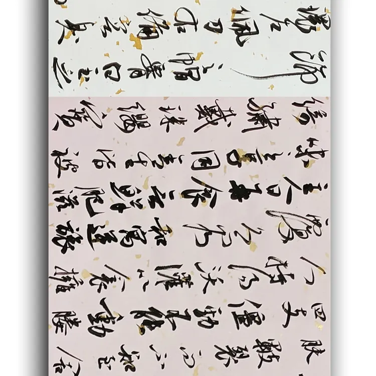 精彩行书长卷，尺寸35cmx450cm，纸仿古宣，内容送东阳马生序