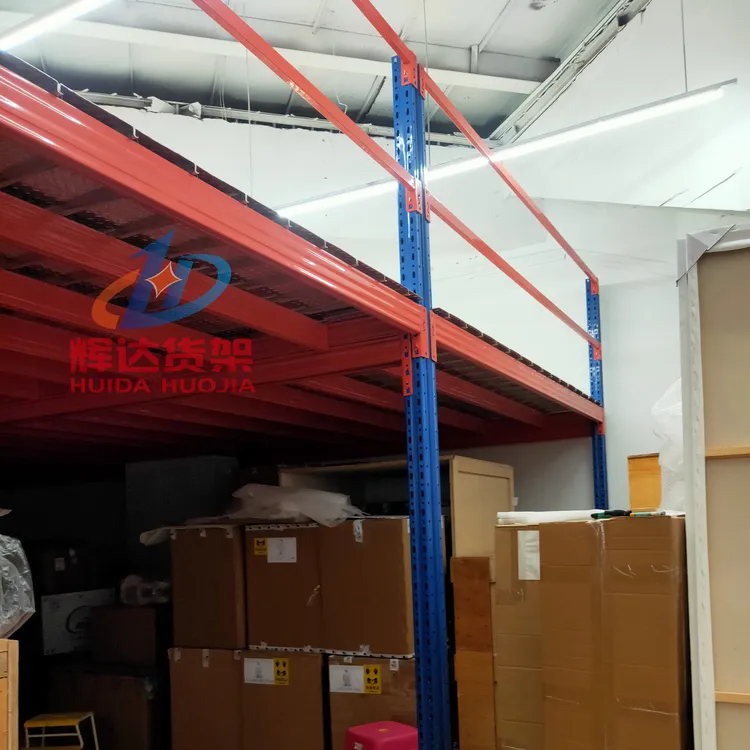 仓库阁楼平台货架钢结构二层隔层重型货架定制搭建