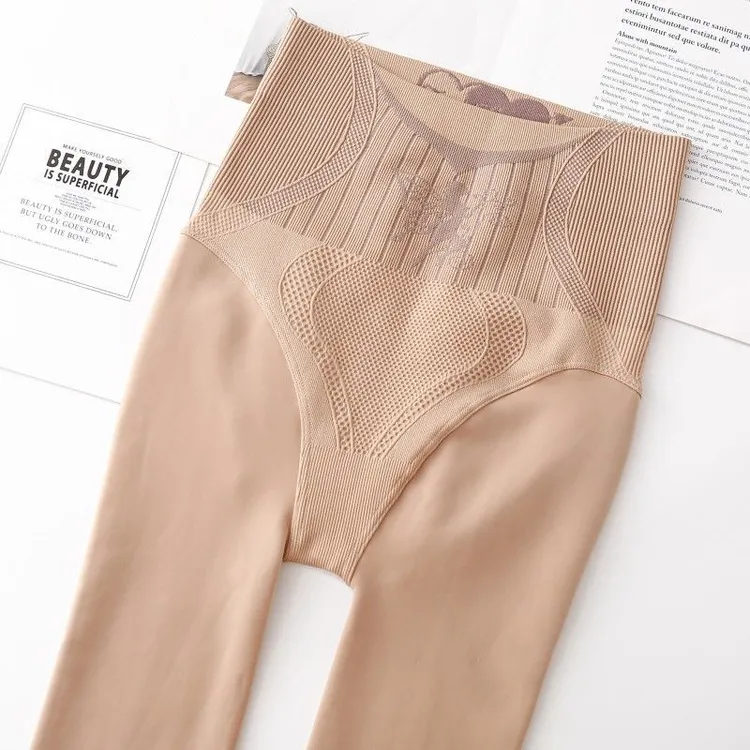 秋冬款打底裤袜一体外穿光腿神器加绒加厚裸感美肤袜水光袜花仙子