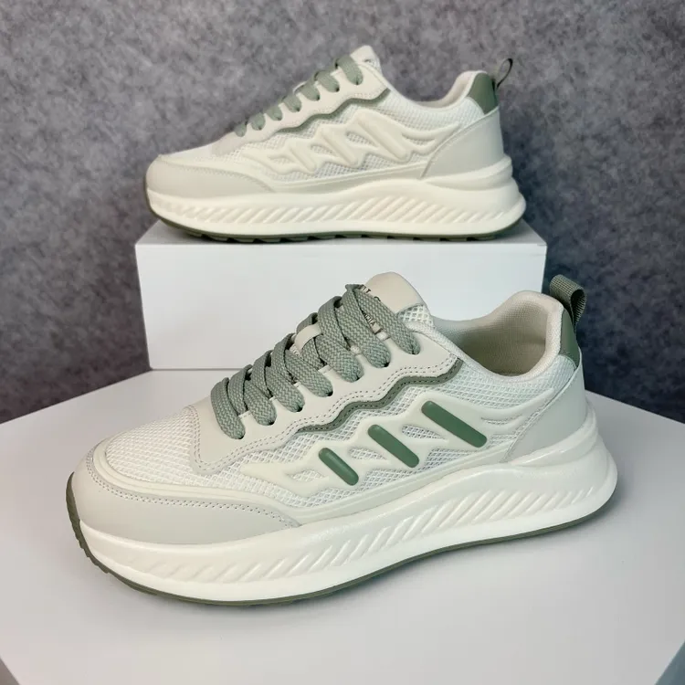 男鞋2025夏款新款网面透气增高小白鞋老爹鞋精神小伙运动休闲板鞋