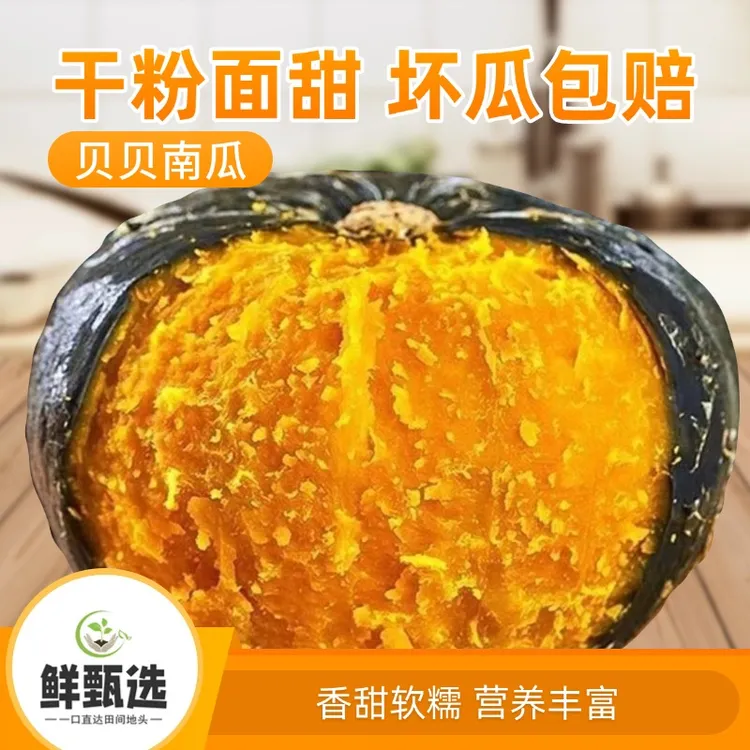【坏果包赔】正宗贝贝南瓜粉糯香甜婴儿辅食板栗味南瓜4.5/2.5斤