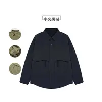 25825 秋季男士新款时尚翻领宽松夹克外套