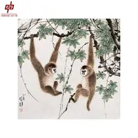 "lot7922 方楚雄 猴子 原片 68cm*68cm约4.2平尺"