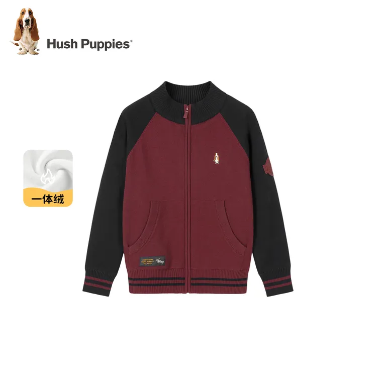 S暇步士童装2025年秋新款学院风加厚舒适混纺线衣HPTDBD16CW842