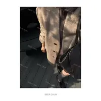 SEER CHUN“朝思”三口袋羊驼大衣 60403