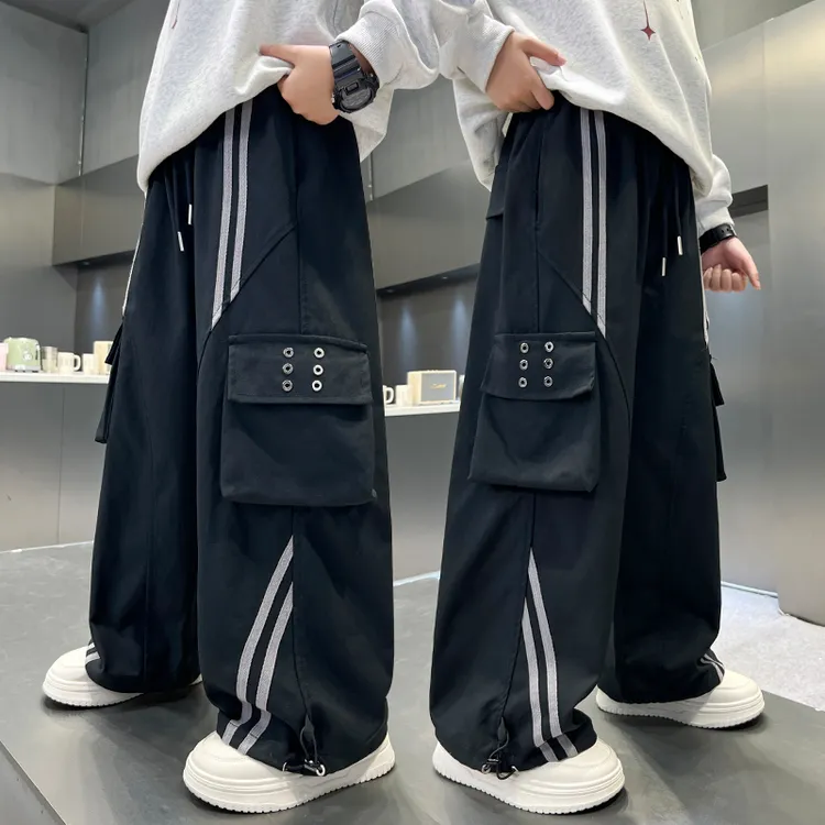 童装男童秋装裤子2025儿童中大童潮酷痞帅休闲裤春秋男孩工装裤