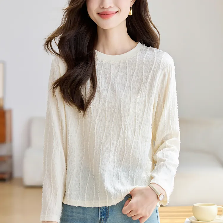 薄款打底衫漂亮洋气减龄高级感上衣2025新款简约时尚大气秋款女装