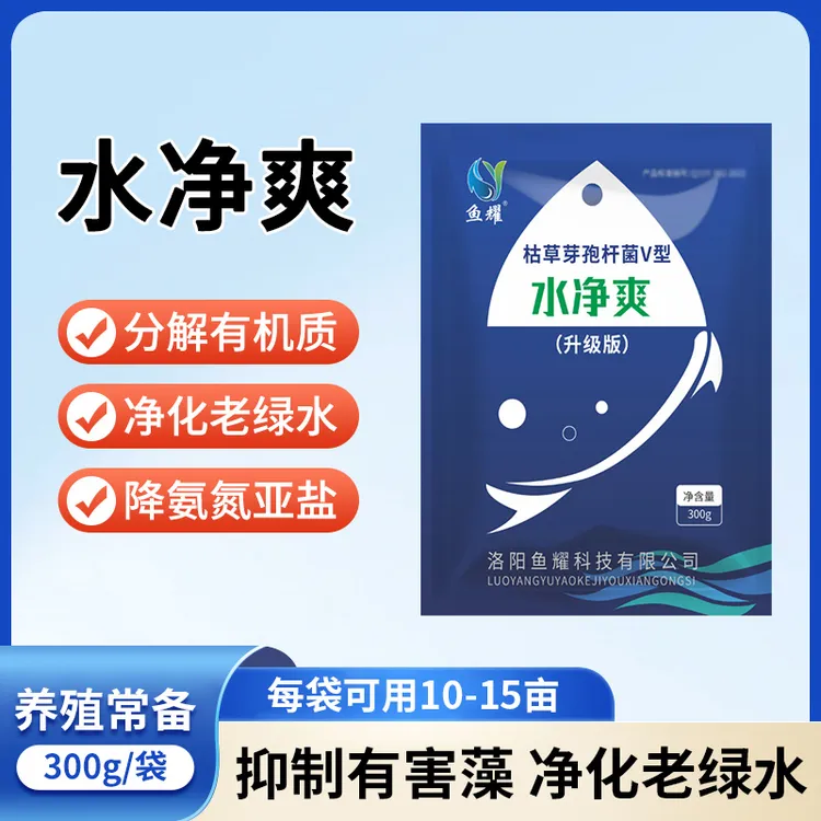 鱼耀升级水净爽复合芽孢杆菌免红糖扩培鱼虾水净蟹水产养殖调水