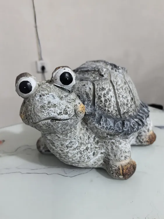 鱼池庭院中式复古树脂乌龟看书摆件客厅玄关家庭日用必备品百货